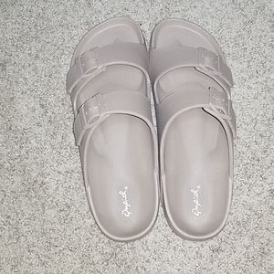 Rubber Footbed Sandals